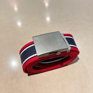 Fred Perry Nylon Belt (Red, Navy, White)